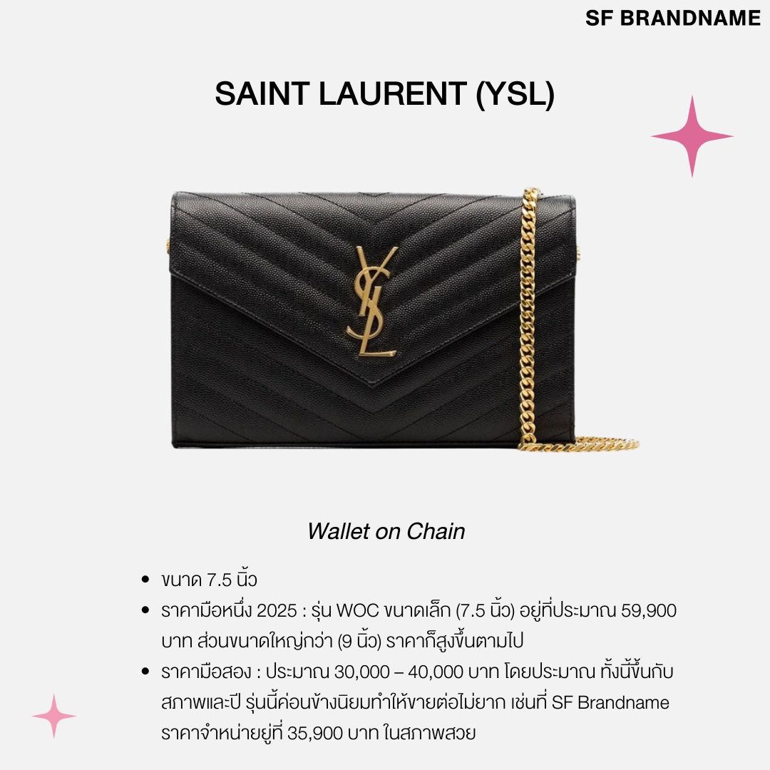 Saint Laurent (YSL) Wallet on Chain