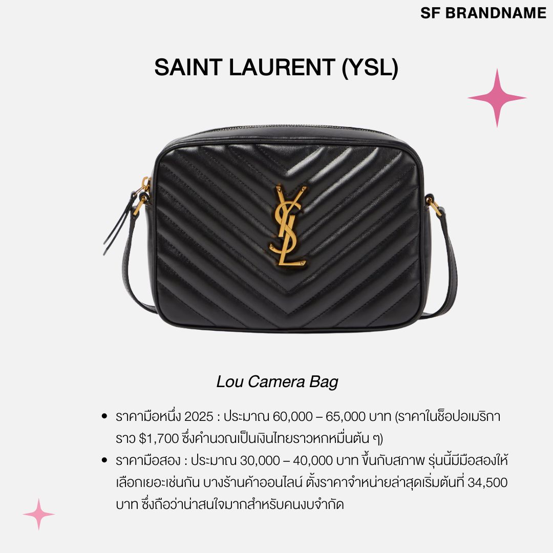 Saint Laurent (YSL) Lou Camera Bag​