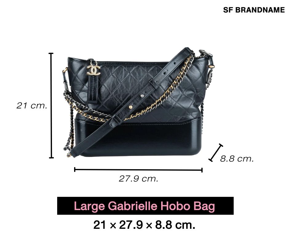 ขนาด Large Gabrielle Hobo Bag - All about Chanel Gabrielle Bag