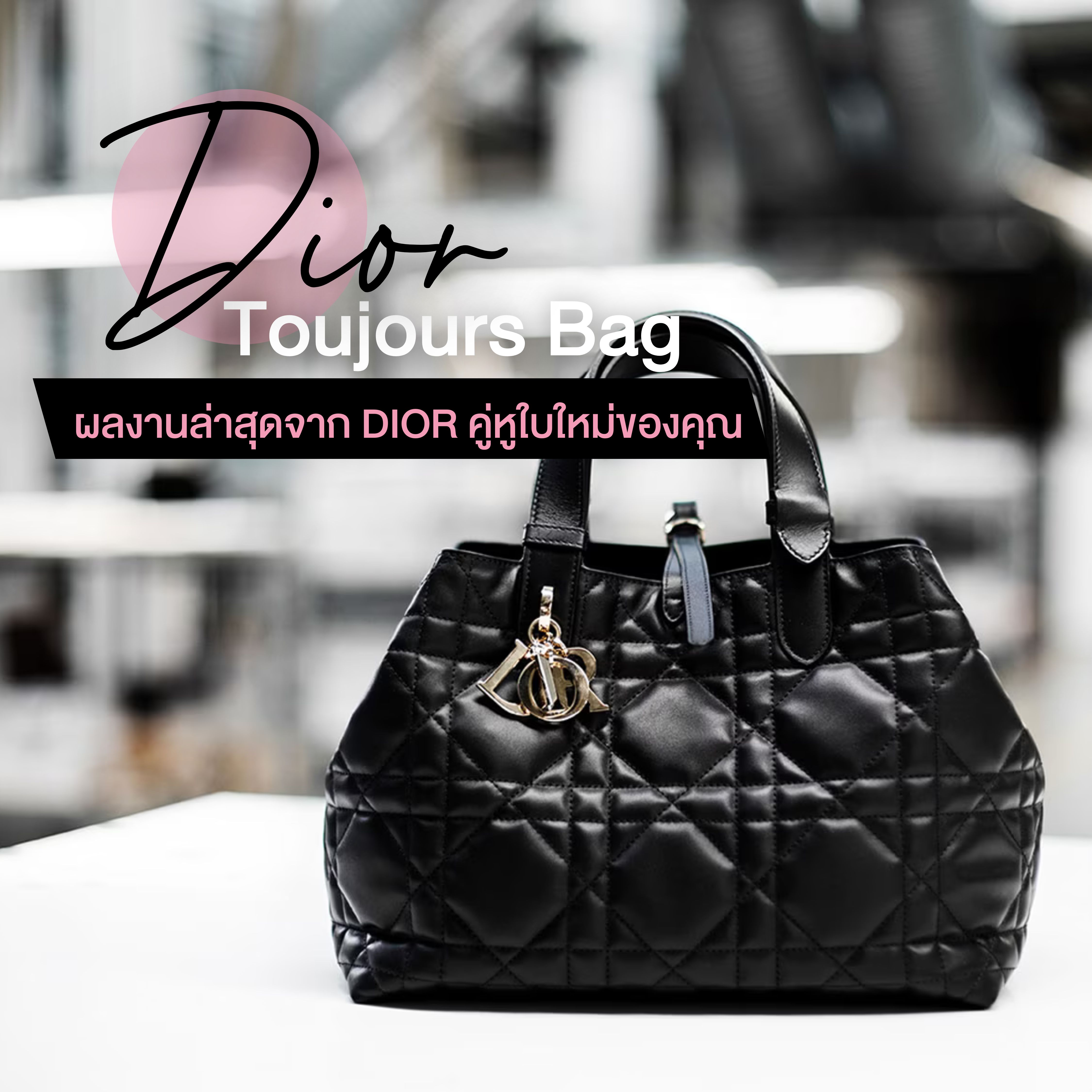 Dior Toujours bag ผลงานล่าสุดจาก Dior คู่หูใบใหม่ของคุณ