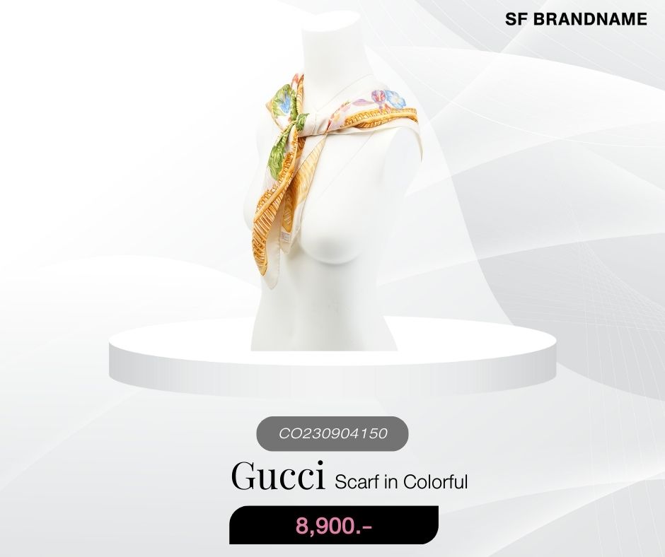 Gucci Floral Silk Scarf