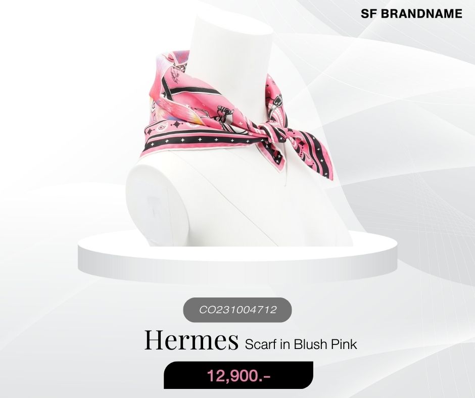 Hermes Silk Scarf Limited Edition Marble Silk Veau Multicolor Rose Azalee Mexico