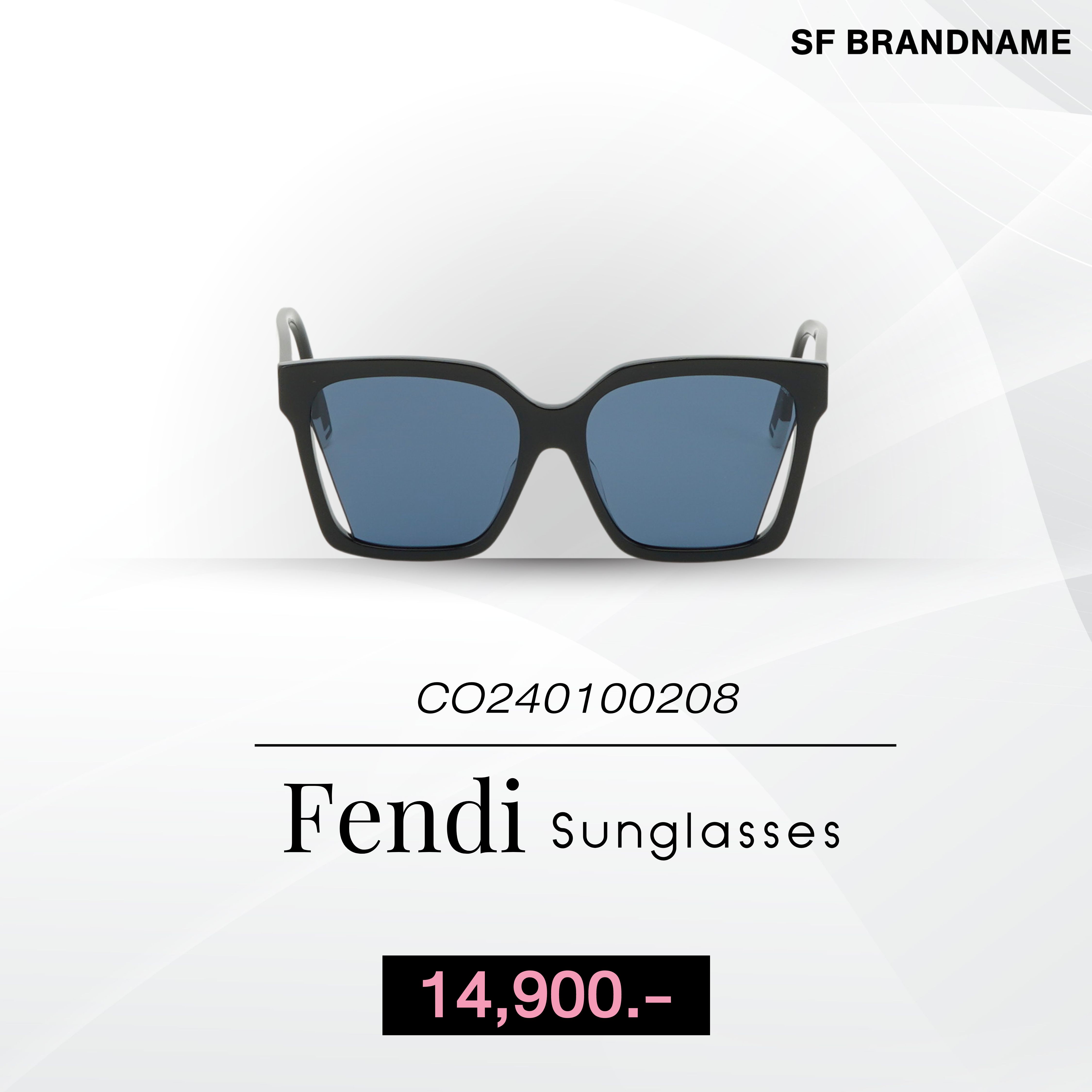 Fendi square-frame acetate sunglasses
