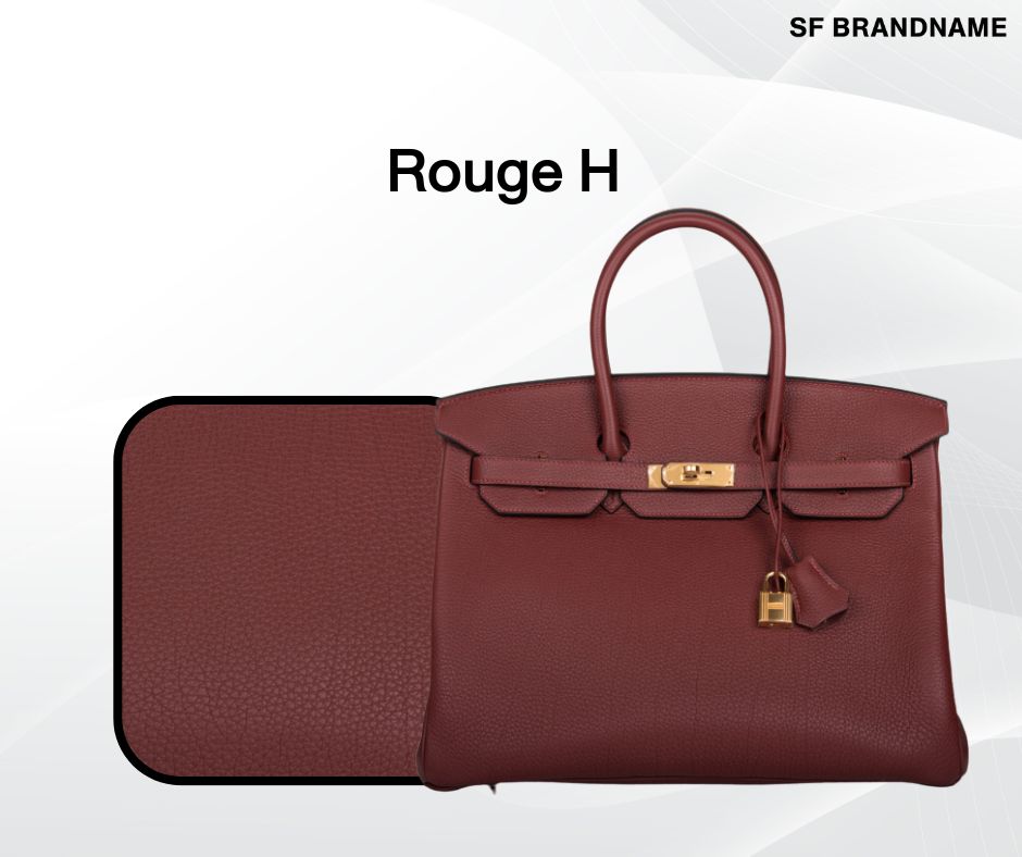 สีกระเป๋า Hermes ยอดนิยมและขายดีที่สุด 02.Rouge H