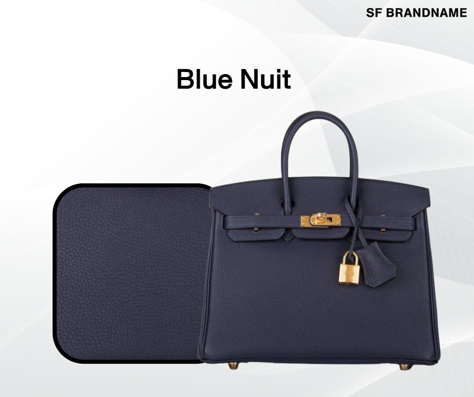 สีกระเป๋า Hermes ยอดนิยมและขายดีที่สุด Blue Nuit