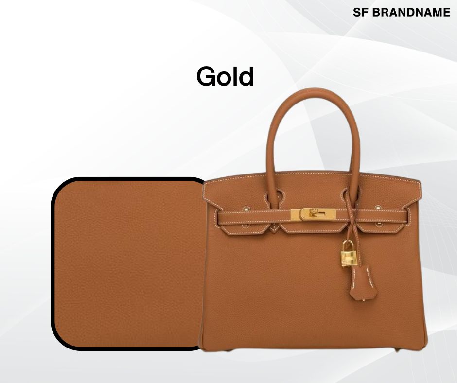 สีกระเป๋า Hermes ยอดนิยมและขายดีที่สุด Gold